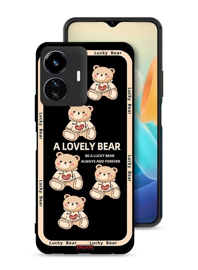 Tolwak Vivo Y77e 5G Protective Case Cover A Lovely Bear - Image 1