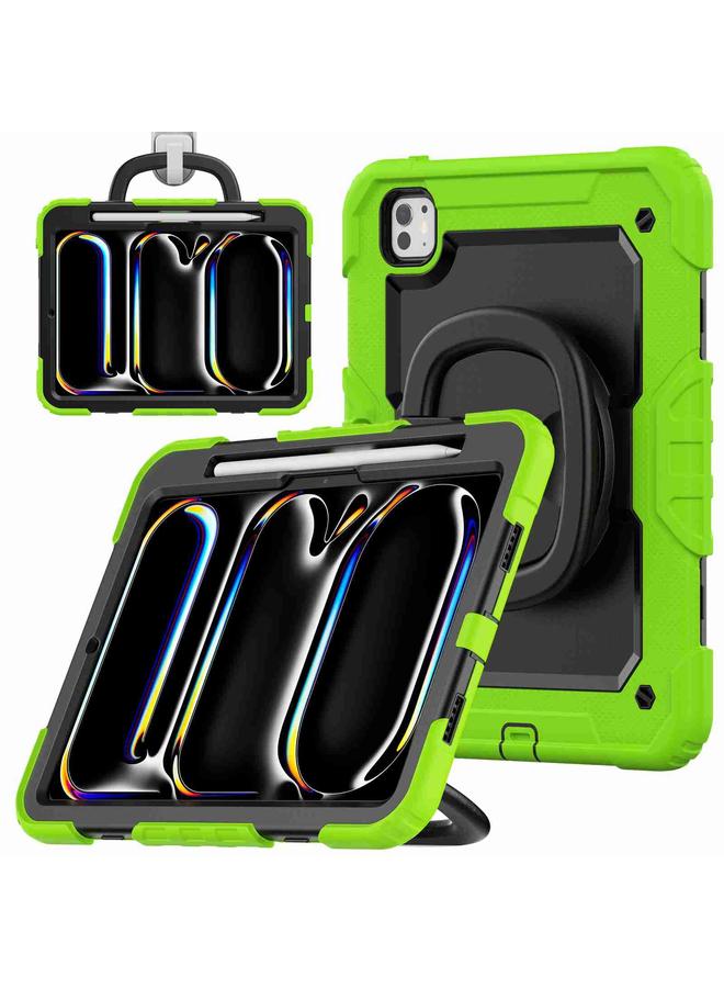 Zaboon Case For iPad Pro 11 2024 Handle Silicone Hydric PC Tablet Case with Shoulder Strap - Image 1