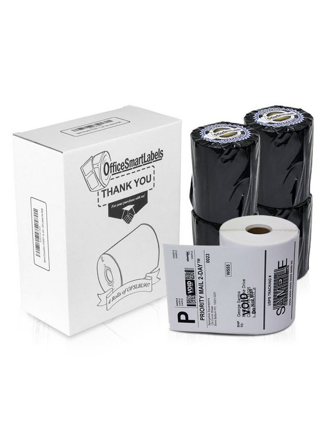 OfficeSmartLabels - 4 X 6 Inch 4Xl Internet Postage Shipping Labels Shipping Labels Compatible With 1744907 (4 Rolls 220 Labels Per Roll) - Image 1