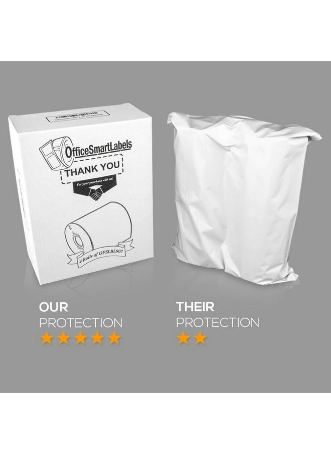 OfficeSmartLabels - 4 X 6 Inch 4Xl Internet Postage Shipping Labels Shipping Labels Compatible With 1744907 (4 Rolls 220 Labels Per Roll) - Image 1