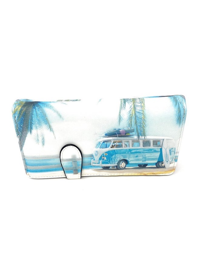 Shag Wear Vw Van Surfin Usa Road Trip Wallet For Women 7  - Image 1