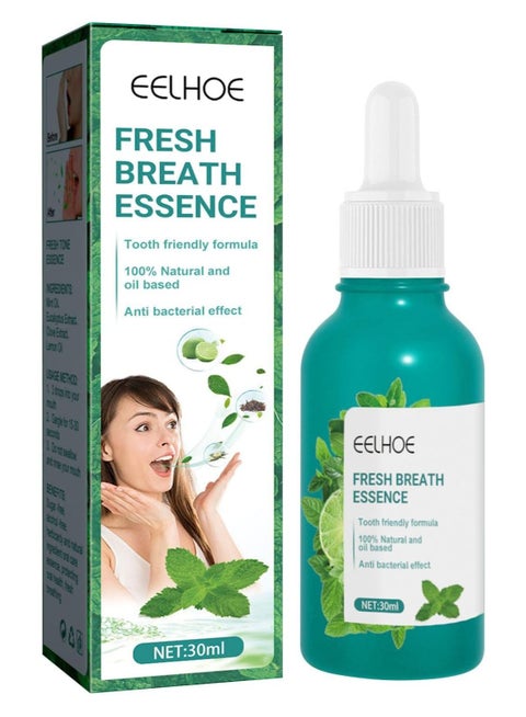 Eelhoe Fresh Breath Essence Removes Mouth Odor Fresh Breath Oral Cleaning Care Essence