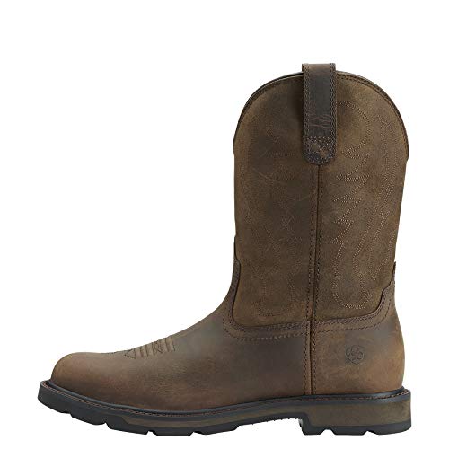 Ariat BMVY9 Mens Groundbreaker Work Boot Brown 11 Wide - Image 2