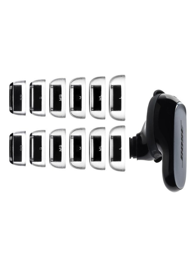 AZLA SednaEarfit Crystal for Bose Earbuds 6Pair - Bose Earbuds Replacement Tips - Ear Tips for Noise Cancelling Headphones - for Bose Quietcomfort Ultra Earbuds, Bose QC Earbuds II - Image 3