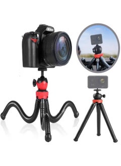 2in1 Flexible Tripod Stand with Cell Phone holder for iPhone 8 7 6 6s, Android Phone, Gopro and Digital DSLR Cameras