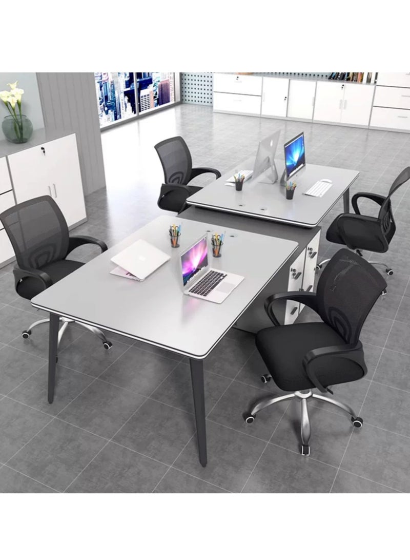 Generic Office Chair Ergonomic Computer Chair Height Adjustable Desk Chair with Lumbar Support Backrest Comfortable Rotating Chair for Home Office  - Image 4