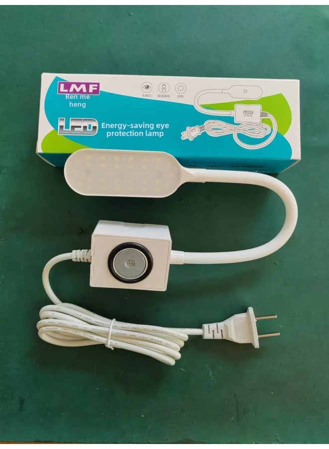 Loquat LED Clothes Lamp Touch Dimming High Brightness Clothes Flat Car Special Lamp Strong Magnetic Anti-skid Anti-glare Eye Protection Desk Lamp-Power:30 Beads Highlight Ordinary Switch - Image 2