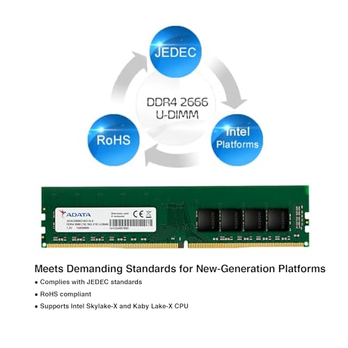 ADATA 16GB DDR4 2666MHz Desktop RAM Memory- AD4U266616G19-SGN - Image 2