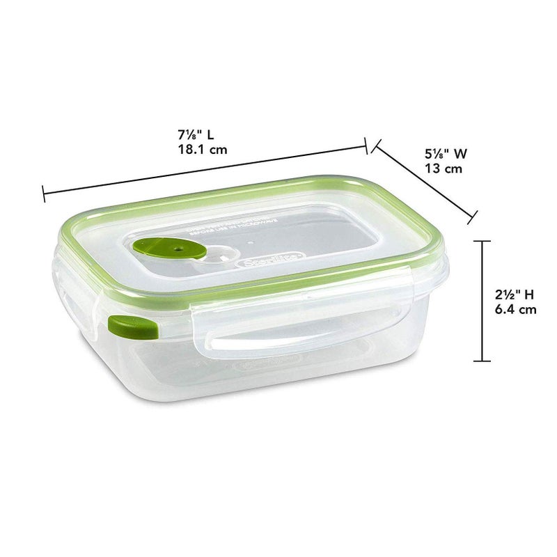 STERILITE 3111606 3.1 Cup Rectangular Leaf Container - Image 2