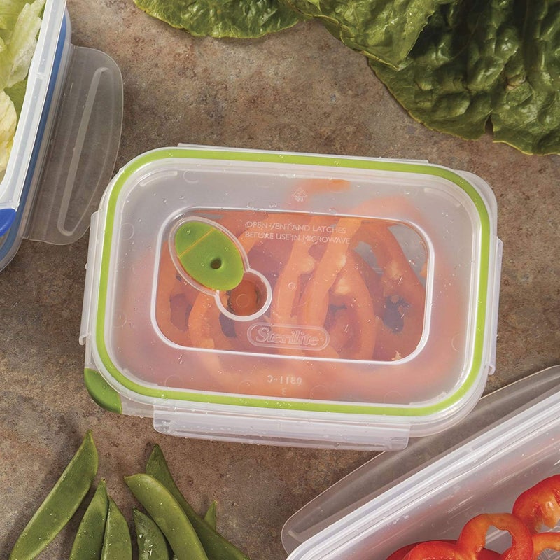 STERILITE 3111606 3.1 Cup Rectangular Leaf Container - Image 1