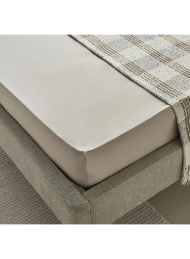 هوم بوكس شرشف سرير مزدوج بيركال نقي  ×  ×  سم