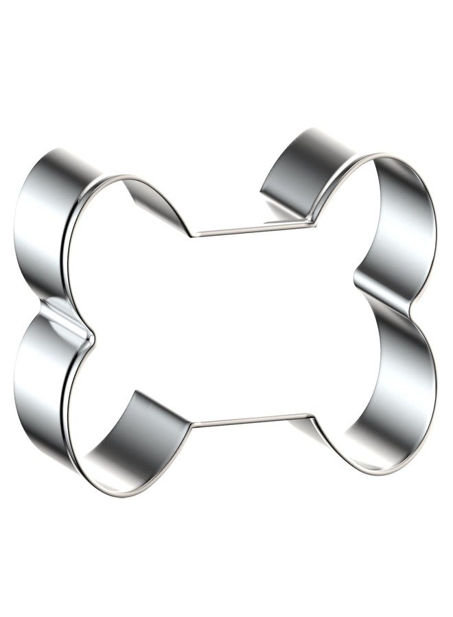 QAAQS Dog Bone Cookie Cutters Shapes for Dog Treats Assorted Sizes - 5 inch, 4 inch, 3 inch, 2 inch - Extra Large, Small, Mini Cookie Cutter Set - Stainless Steel - Image 4