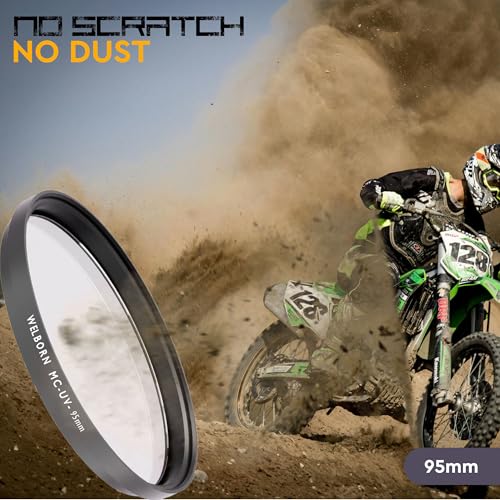 WELBORN UV Protection Lens Filter 95mm, Ultra Slim, Anti Scratch, Multi Coated 16 Layer for DSLR and SLR's - Image 4
