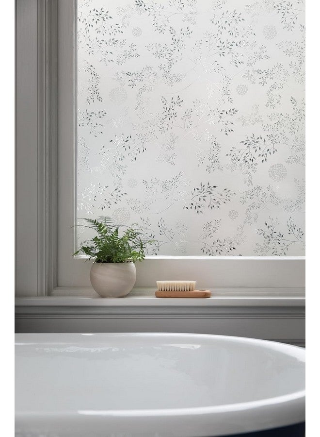 Artscape Elderberry | Decorative Privacy Window Film with Textured Glass Pattern | Non-Adhesive & UV Protection | Easy to Apply & Removable | 36 x 72 Inches | Made in USA - Image 1