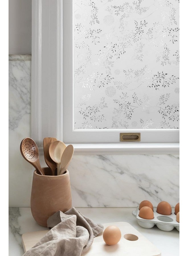 Artscape Elderberry | Decorative Privacy Window Film with Textured Glass Pattern | Non-Adhesive & UV Protection | Easy to Apply & Removable | 36 x 72 Inches | Made in USA - Image 2