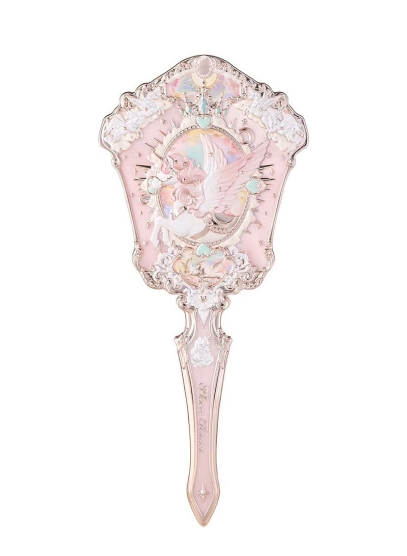 Flower Knows Knight Unicorn Hand Mirror - Image 1