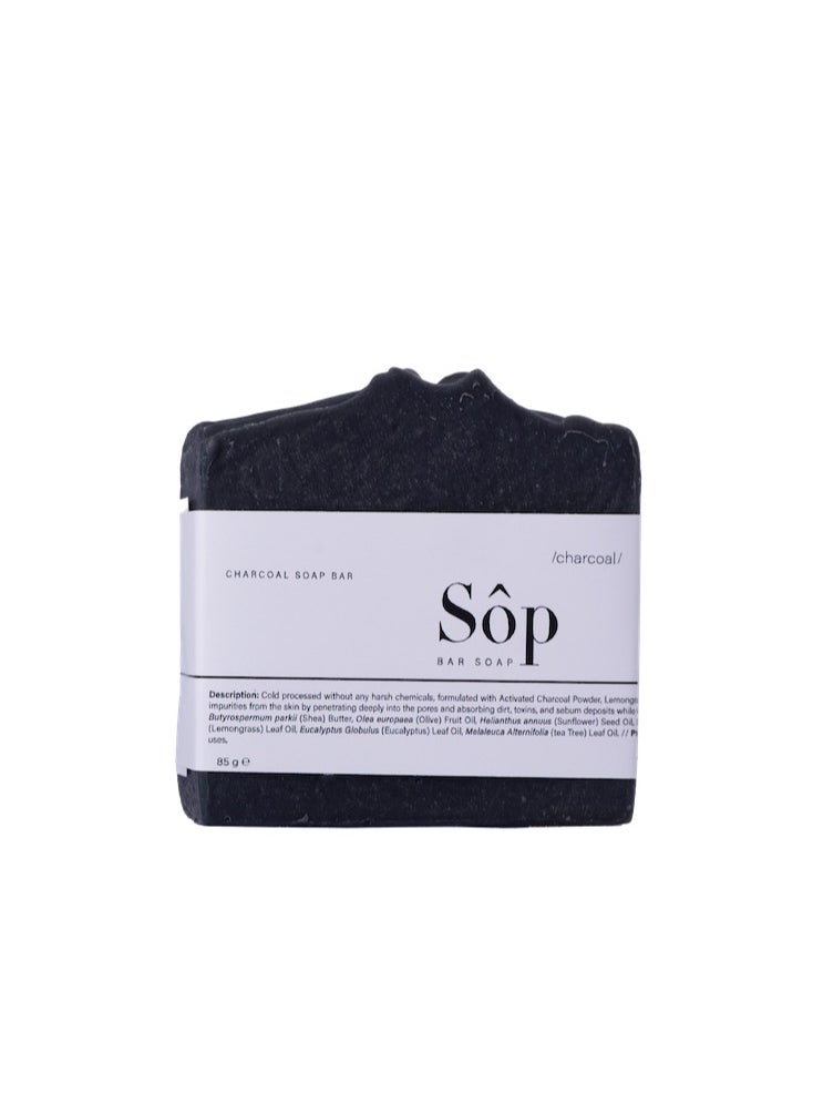Atelier Beautanique - Sop Charcoal Regular Soap - Image 1