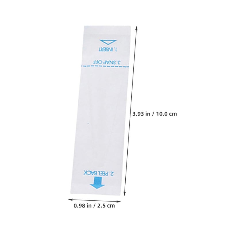 Disposable Probe Paper Covers 100pcs Digital Protective Films for Rectal and Oral Use Temperature Probe Sleeves for Health Monitoring - Image 2