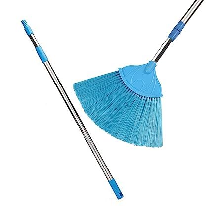 Big cart Ceiling Cleaning Brush with Long Handle Cobweb Cleaner Stick Ceiling Cleaning Brush with Long Handle Adjustable Pack of 1 - Image 3