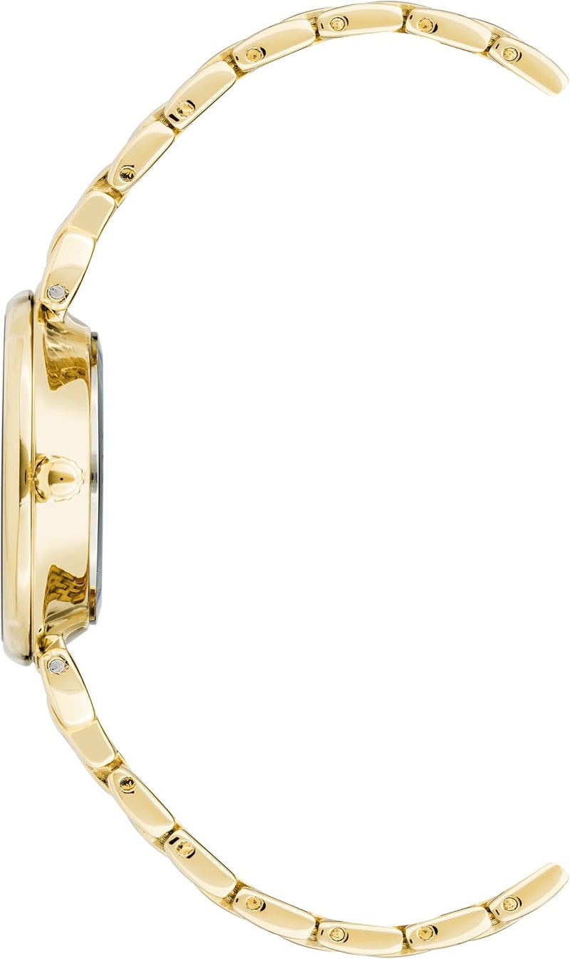 Anne Klein Women's Gold Bracelet Watch with Mother-of-Pearl Dial - Image 2