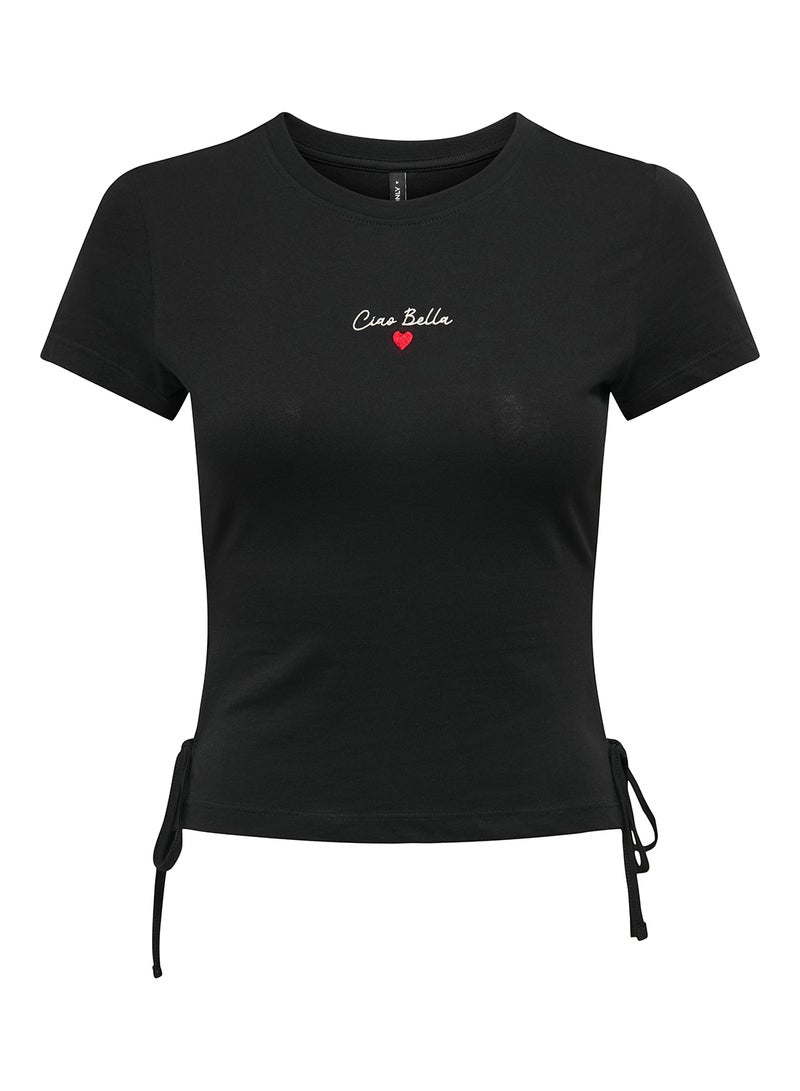 ONLY Onlcarla Life S/S Detail Top Box Jrs - Image 1
