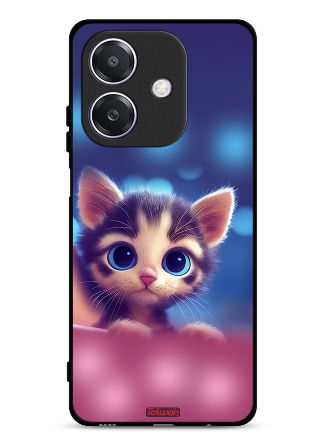 Tolwak Oppo A3 5G Protective Case Cover Little Cat - Image 1