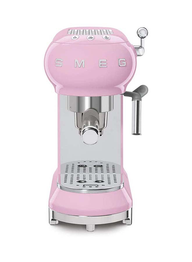 سميج آلة صنع قهوة إسبريسو بتصميم جميل وكلاسيكي من فترة الخمسينيات 1350.0 W ECF01PKUK وردي - Image 2