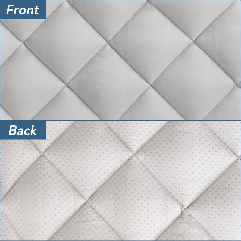 Magik & Kover Dog Bed Crate Pad 2 Pack, Soft Dog Crate Mat with Anti-Slip Bottom, Machine Washable Kennel Pad, Fits 24 Inch, Grey - Image 3