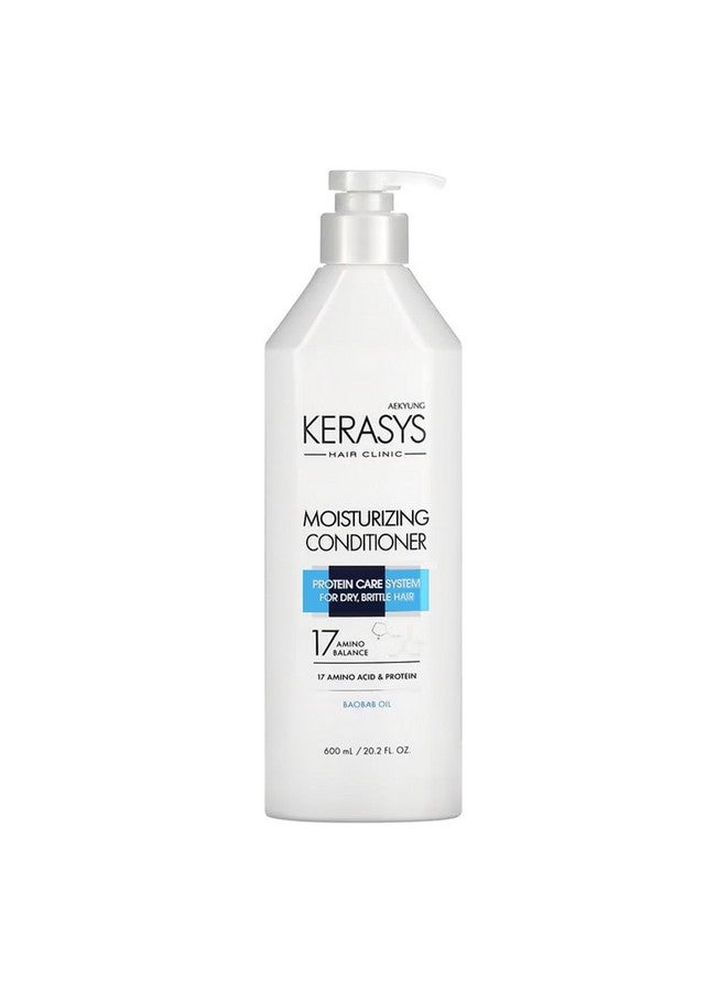 Kerasys Hair Clinic Protein Care System For Dry Brittle Hair Baobab Oil Moisturizing 20.2 Fl Oz / 600 Ml (Conditioner 1-Pack)  - Image 1