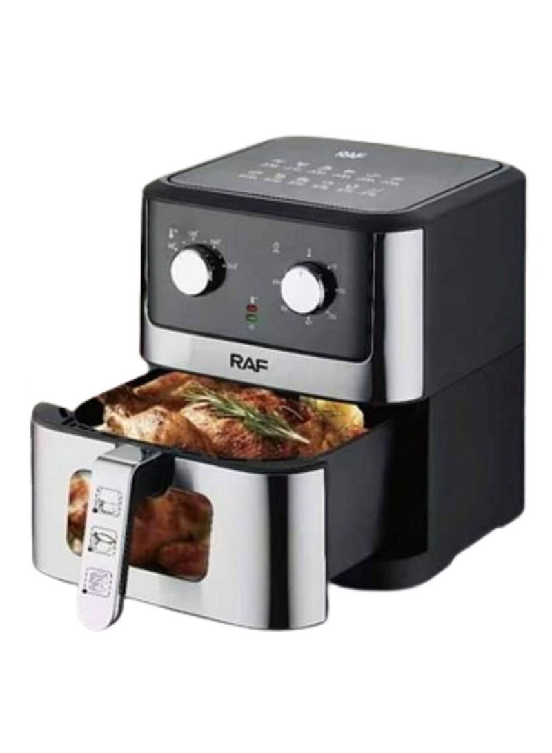 RAF مقلاة هوائية صحية بدون زيت 8 لتر 1500 واط - R.5341 - Image 1