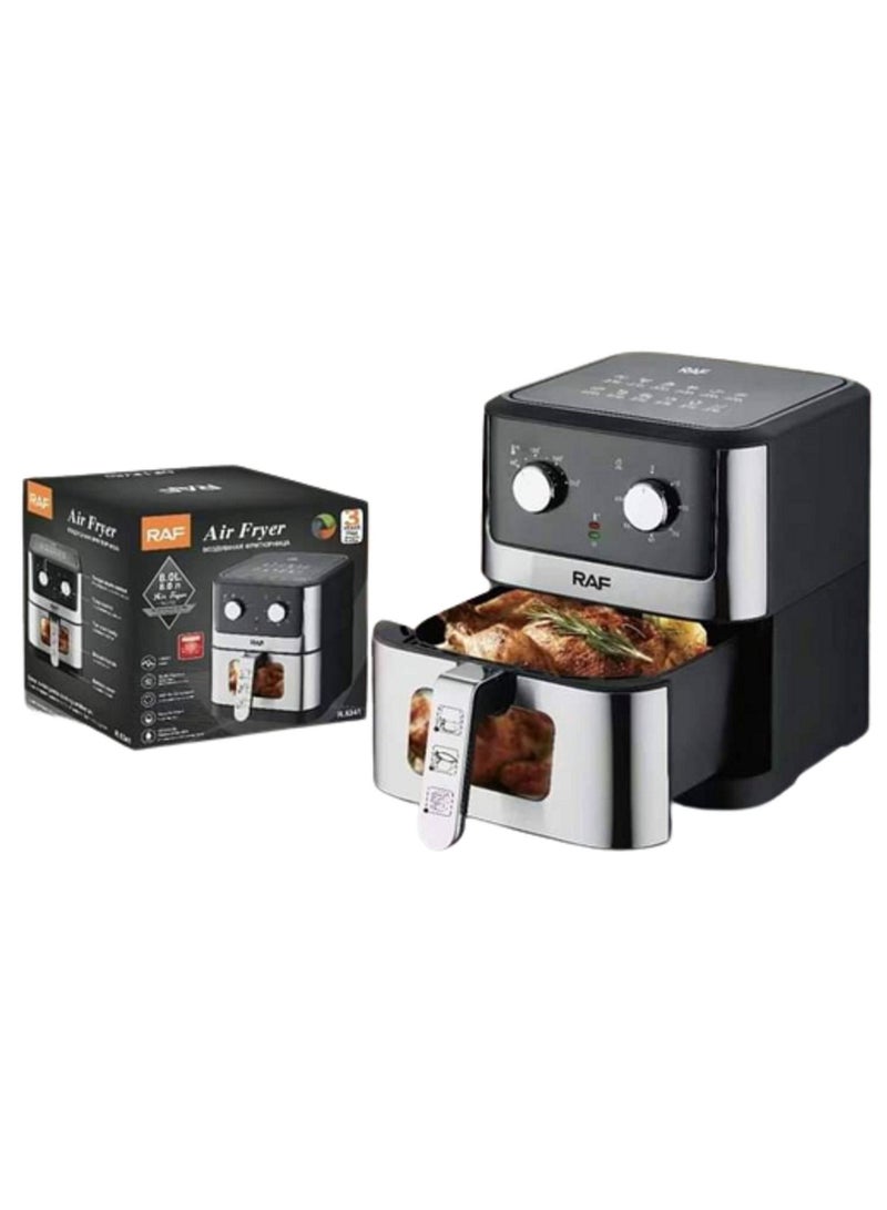 RAF مقلاة هوائية صحية بدون زيت 8 لتر 1500 واط - R.5341 - Image 2