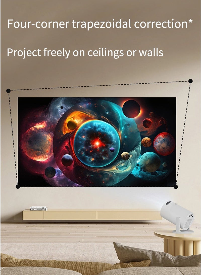 Portable Projector,Best Full HD Android Smart Mini Portable Projector with WiFi & Bluetooth | Home Movie Phone Projector - Image 3