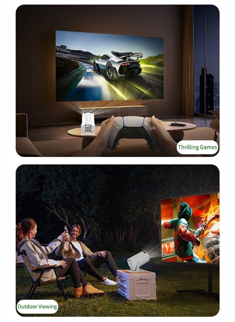 Portable Projector,Best Full HD Android Smart Mini Portable Projector with WiFi & Bluetooth | Home Movie Phone Projector - Image 4