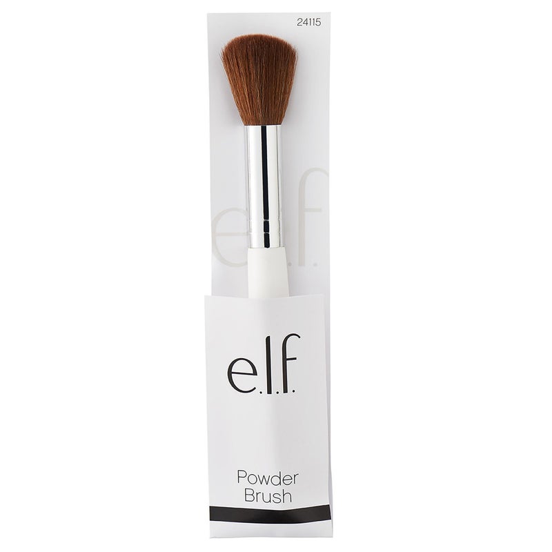 elf e.l.f. Powder Brush, Versatile Makeup Brush For Powder, Blush & Bronzer, Creates A Sculpted Look, Made With Synthetic Bristles, Vegan & Cruelty-Free - Image 4