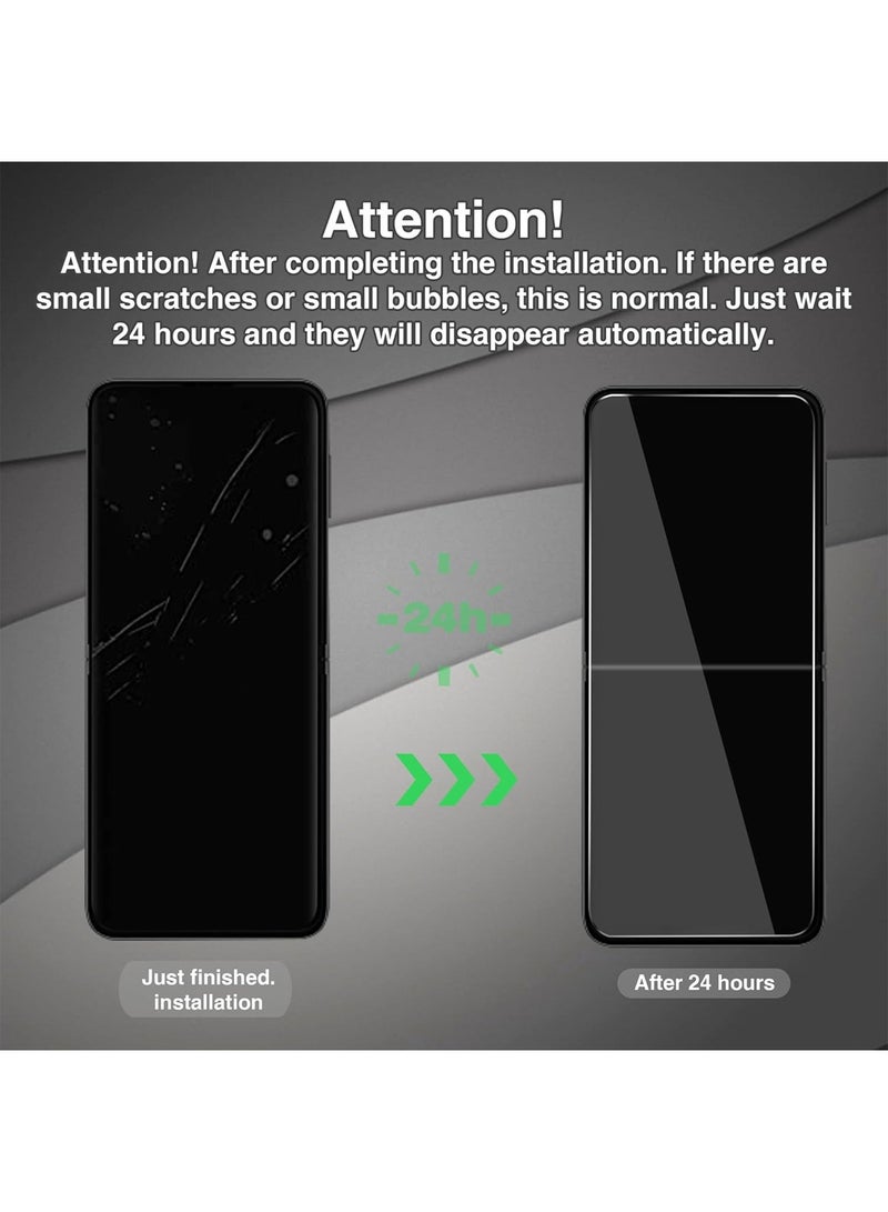 Wtech Samsung Galaxy Z Flip7 5G 2025 Front And Back With 360 Protector Transparent Film - Clear - Image 3