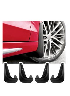 Universal Mud Flaps for Front & Rear Wheels, Splash Guards for Cars, SUVs, RVs, and Trucks - 4PCS Automotive Exterior Accessories with Installation Tools Included.