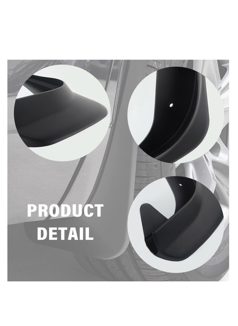 Generic - Universal Mud Flaps for Front & Rear Wheels, Splash Guards for Cars, SUVs, RVs, and Trucks - 4PCS Automotive Exterior Accessories with Installation Tools Included. - Image 1