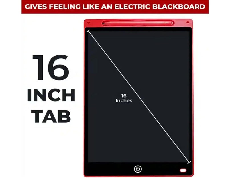OR O&R® Portable 16-Inch LCD Writing Board for Kids – Educational Digital Slate with Stylus – Great for Travel & School Use – Color May Vary - Image 4