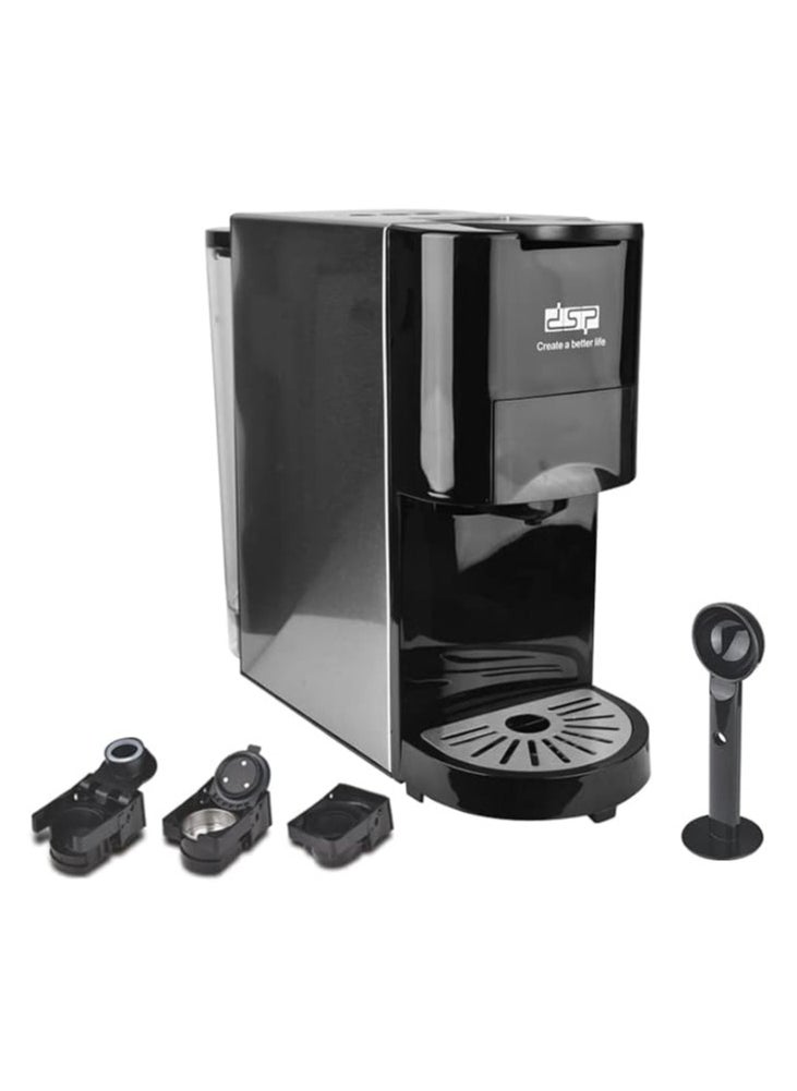 DSP - DSP capsule coffee maker, capsule coffee machine, 19 Bar Pump, 1450W, 0.8L Water Tank, Compatible with Various Systems, Energy-Saving Mode, KA3046 - Image 1