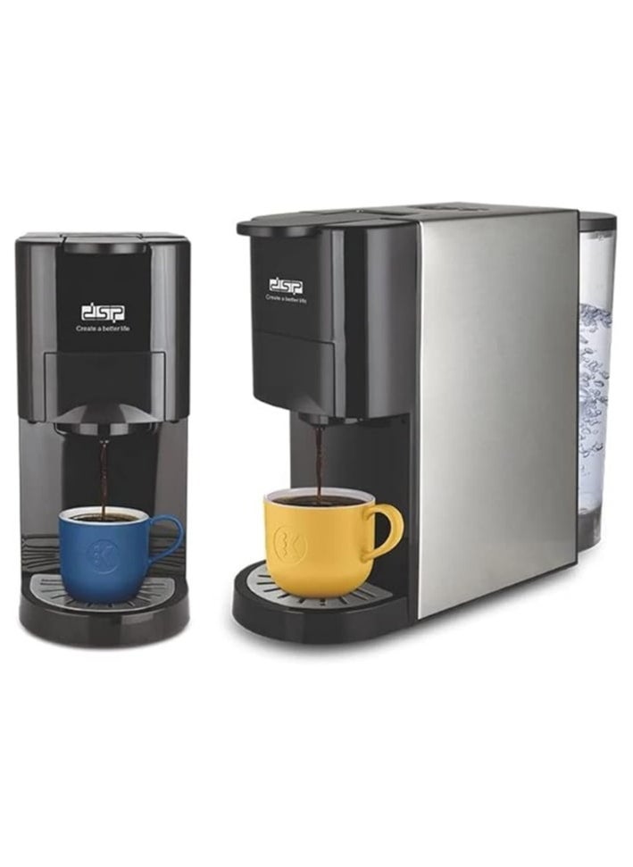 DSP - DSP capsule coffee maker, capsule coffee machine, 19 Bar Pump, 1450W, 0.8L Water Tank, Compatible with Various Systems, Energy-Saving Mode, KA3046 - Image 1