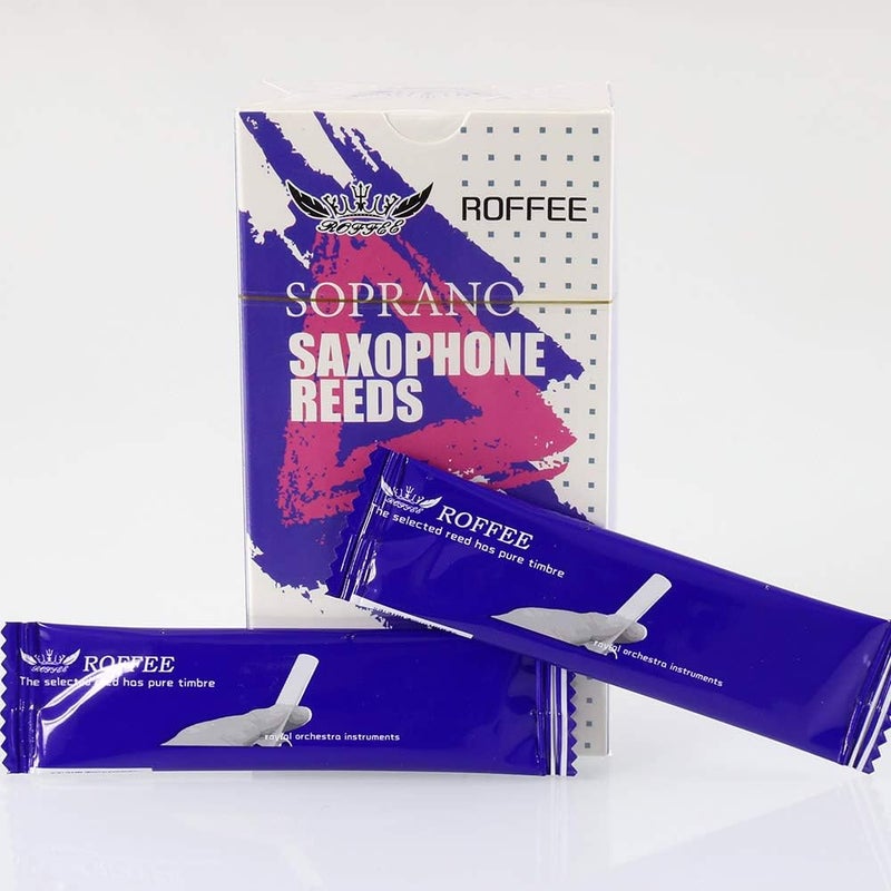 ROFFEE Store soprano sax saxophone reeds strength 2.0,10 pcs/box,individual packing - Image 1