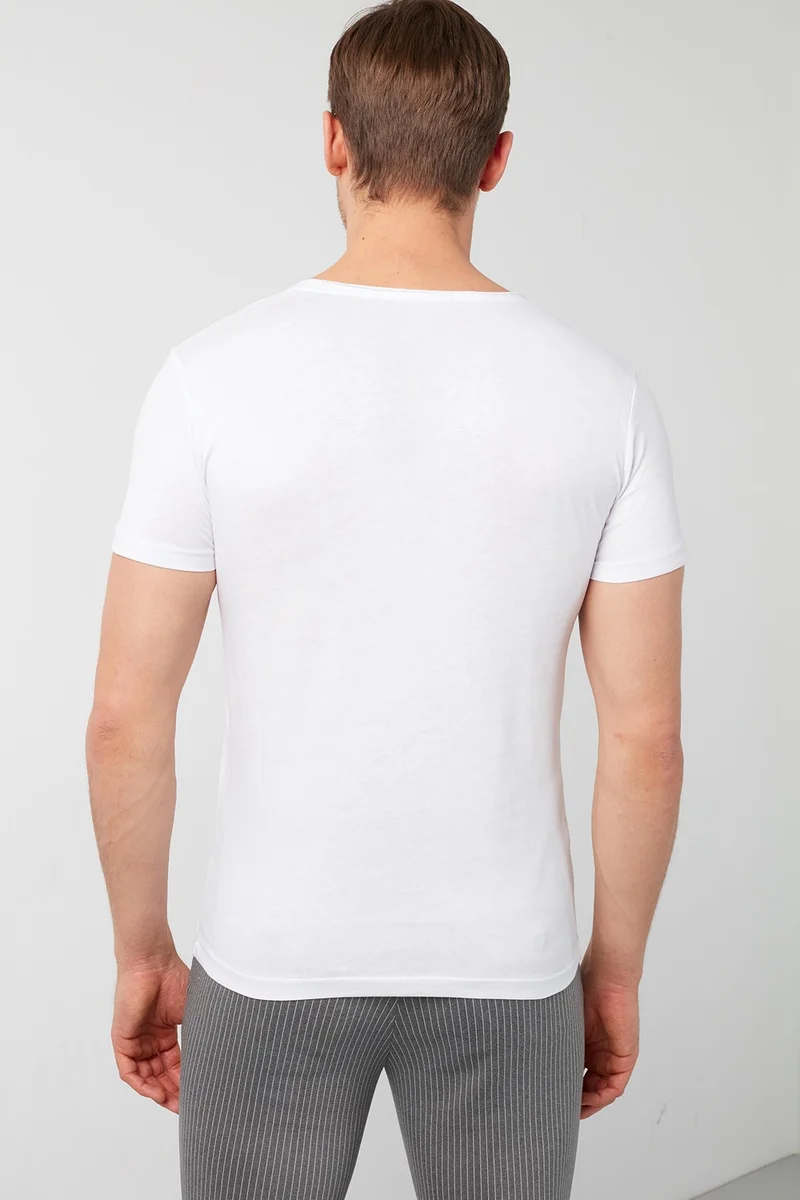 Buratti V-Neck Basic T Shirt Men's T Shirt 5412001