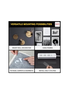 KLAPiT KLAPiT SUPER TAPE Double Sided Tape Heavy Duty Mounting Holds 150 Pounds or 68Kg Weight Using Enhanced Nanotechnology. Clear Tape for Wall, Wood, Tile, Stone, Glass, Metal and Acrylic Slim 3m  - Image 5