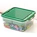 WMM Toys Storage Organizer Bins for Lego Building Blocks Storage with Building Baseplate Lid Storage Containers for Building Brick Storage Plastic Stackable Organizer Bin Toy Chest - Image 2