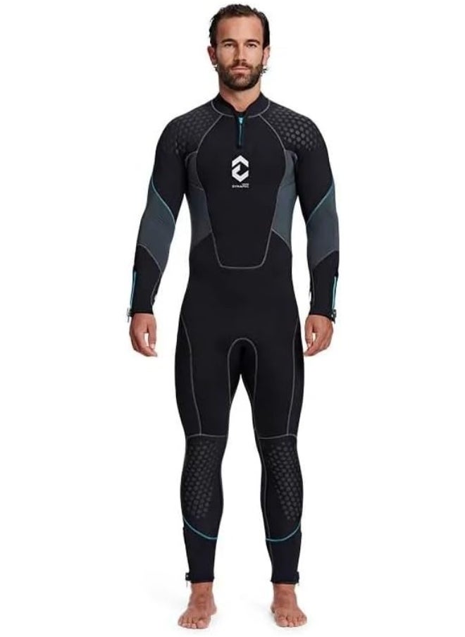 DYNAMICNORD DYNAMIC NORD diving FULLSUIT MEN 3MM SP-31 BLACK/BLUE  - Image 1