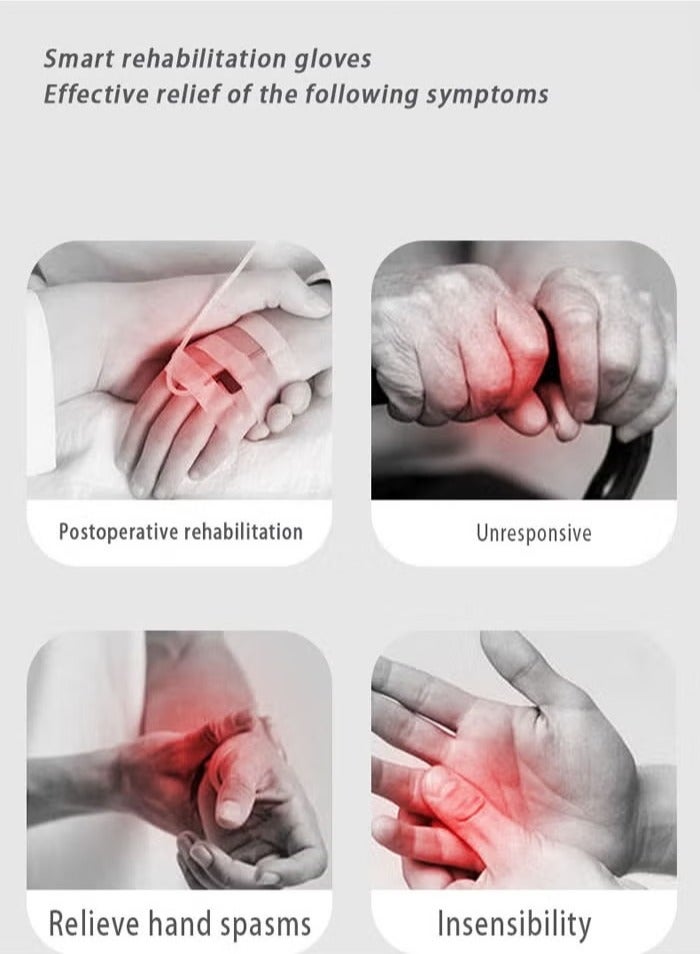 Beauenty Robot Gloves Hand Stroke Recovery Equipment Hand Dysfunction Patient Training Device Stroke Hemiplegia Finger Orthosis for Long Term Relief Finger Cramps - Image 5