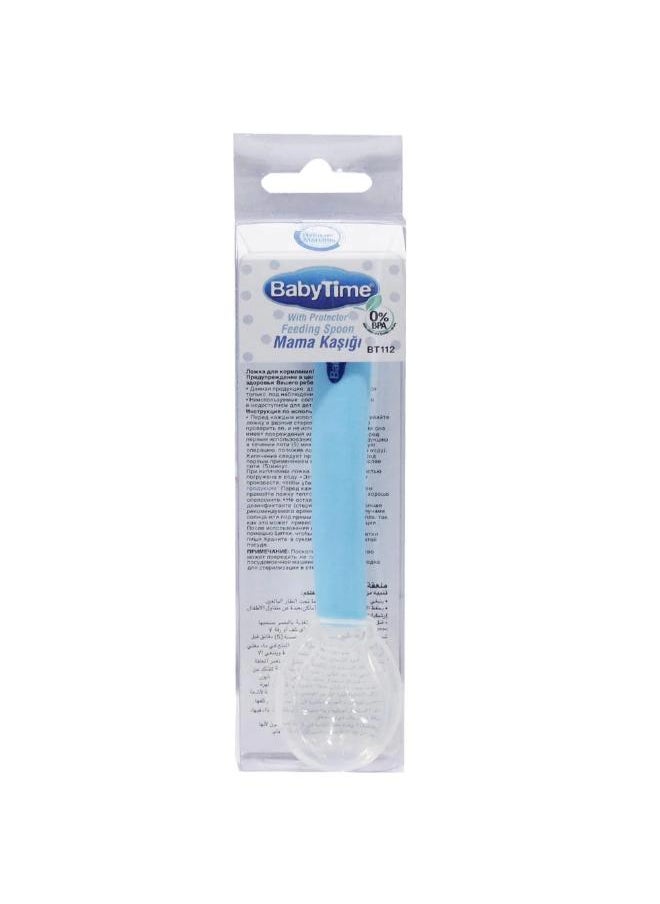 Baby Time - Baby Silicone Feeding Spoon - Image 1