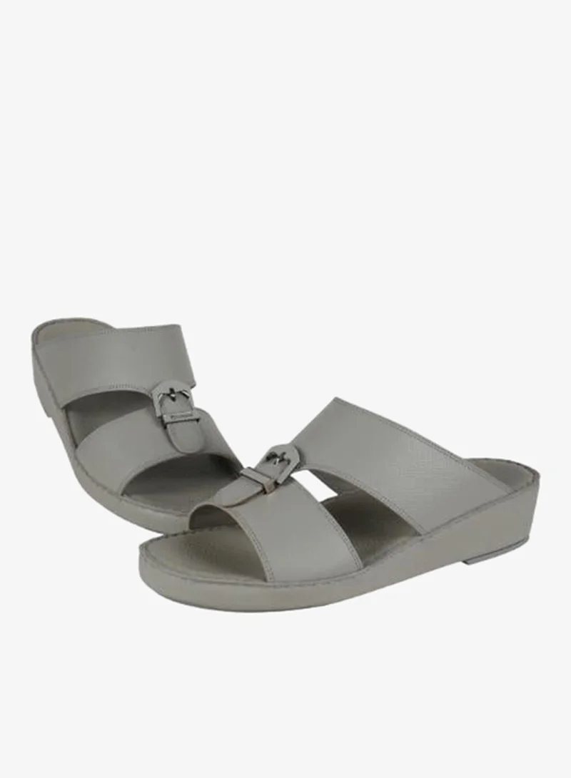 بارجيل أونو 008-3906 Barjeel Uno Mens Arabic Sandals BSP1-68 Light Grey