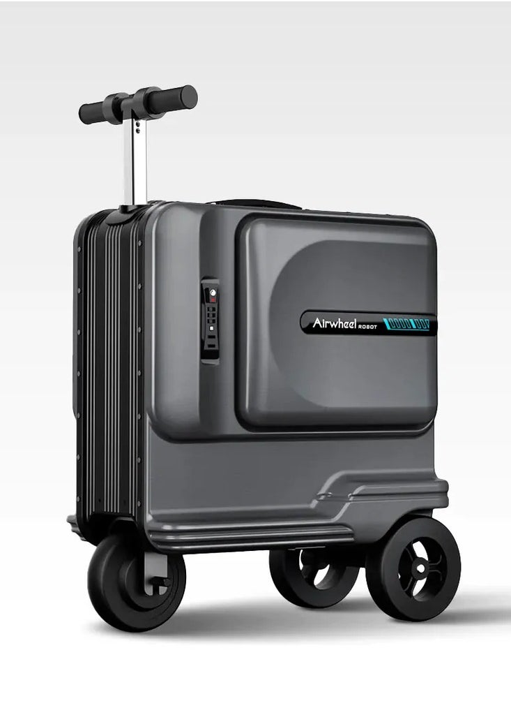 Airwheel - Airwheel SE3T - Electric Luggage Scooter - Black | Extra-Large Smart Riding Suitcase with Removable Battery, Airwheel Luggage | Official Dealer in UAE - Image 1