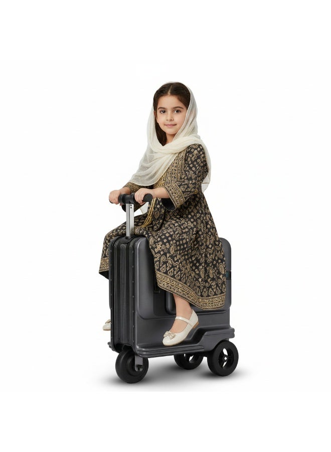 Airwheel SE3T - Electric Luggage Scooter - Black | Extra-Large Smart Riding Suitcase with Removable Battery, Airwheel Luggage | Official Dealer in UAE - Image 2